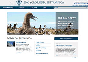 《大英百科全书》（EncyclopediaBritannica）网络版