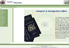 毛里求斯护照与移民局