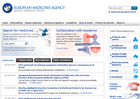 欧洲药品管理局_EMA